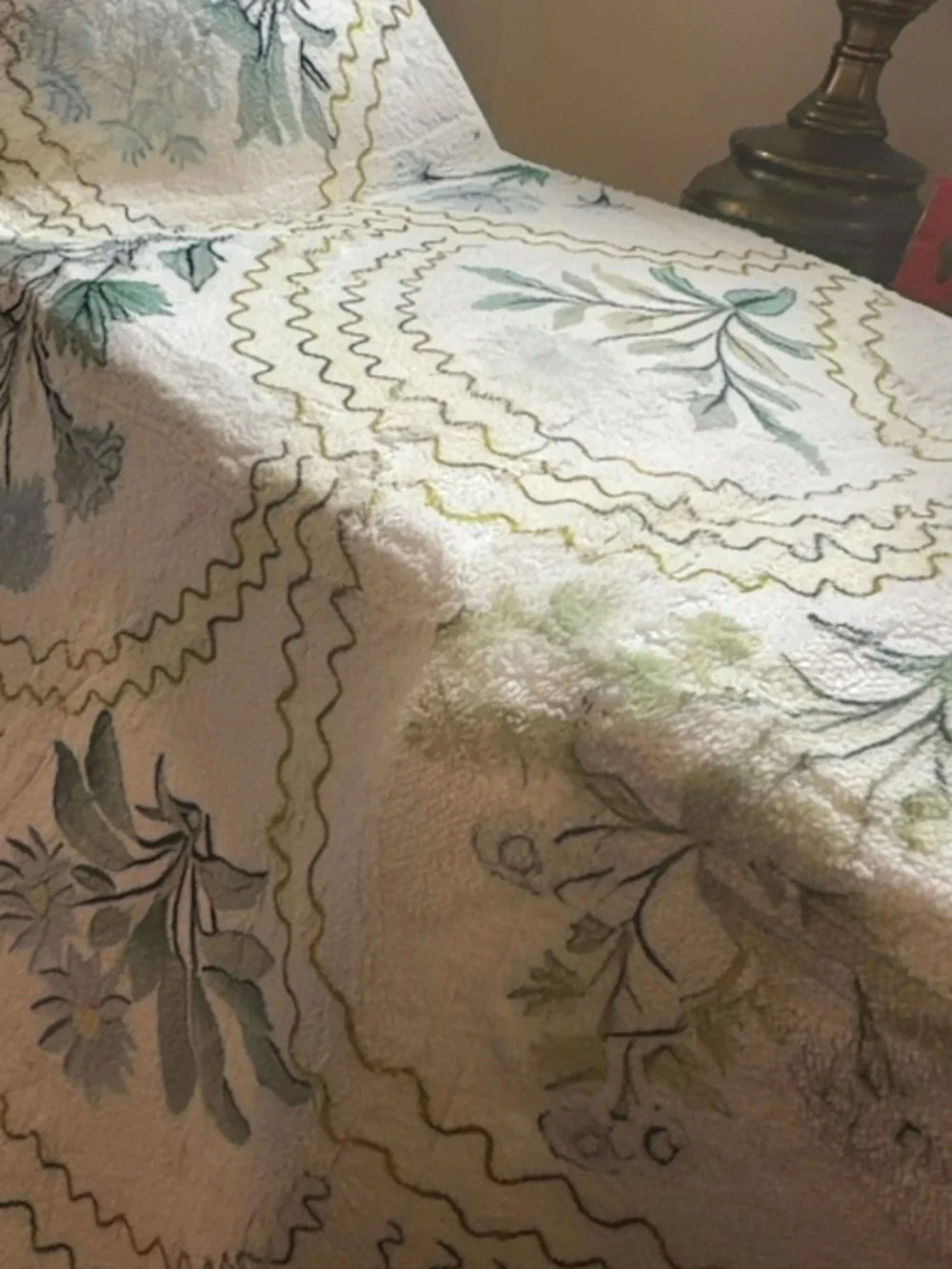 Unbranded Floral Bath Rugs Set of 2 New